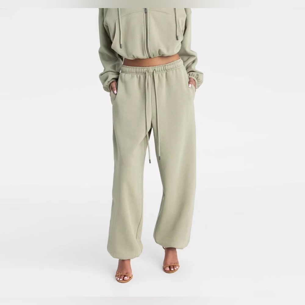 Stylish Sage Green Women's Joggers